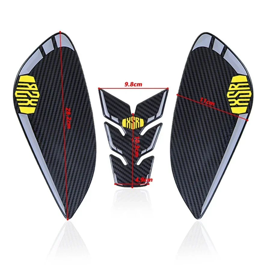 7 Colors Motorcycle Fuel Tank Pad Stickers 3D Gasoline Tankpad Sticker For YAMAHA XSR 125 155 700 900 2019 2020 Accessories