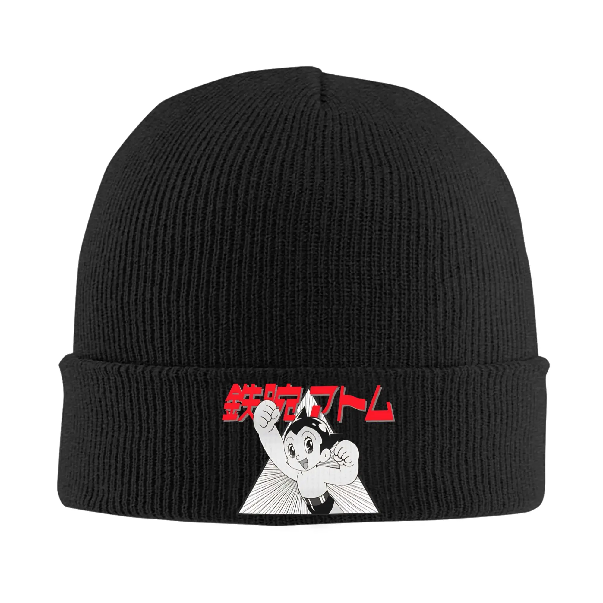 Astroboy Tetsuwan Atomu Knitted Hat Beanies Autumn Winter Hats Warm Unisex  Casual Astro Boy Cap for Men Women Gift,