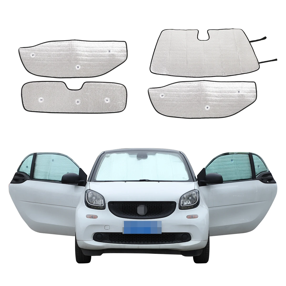 

For Mercedes Smart 450 451 453 Fortwo Forfour Car Front Windshield Sunshade Waterproof Antifreeze Snow Cover Styling Accessories