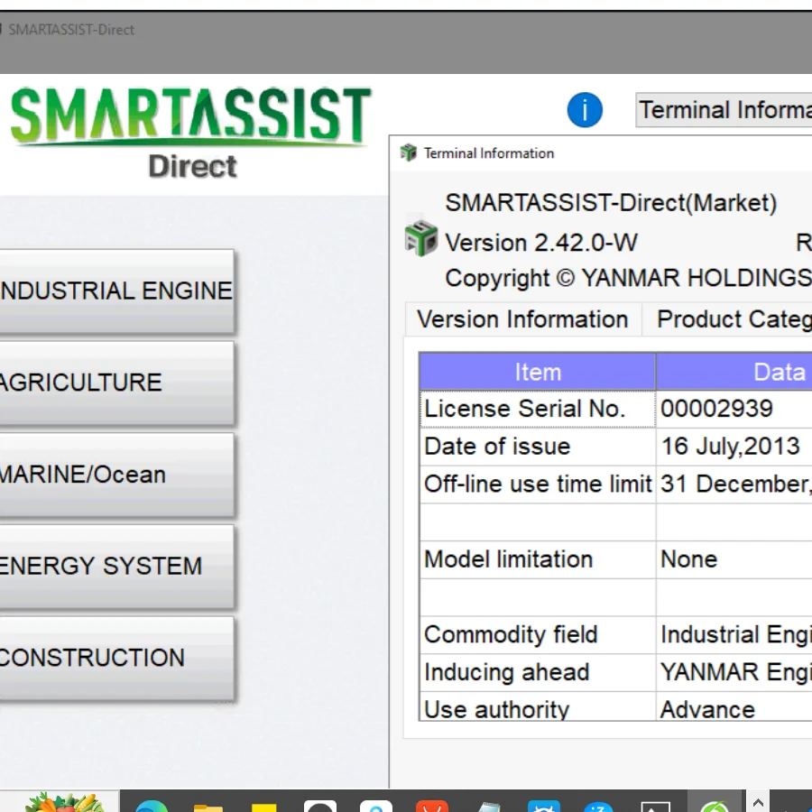 

YANMAR SMART ASSIST V2.43