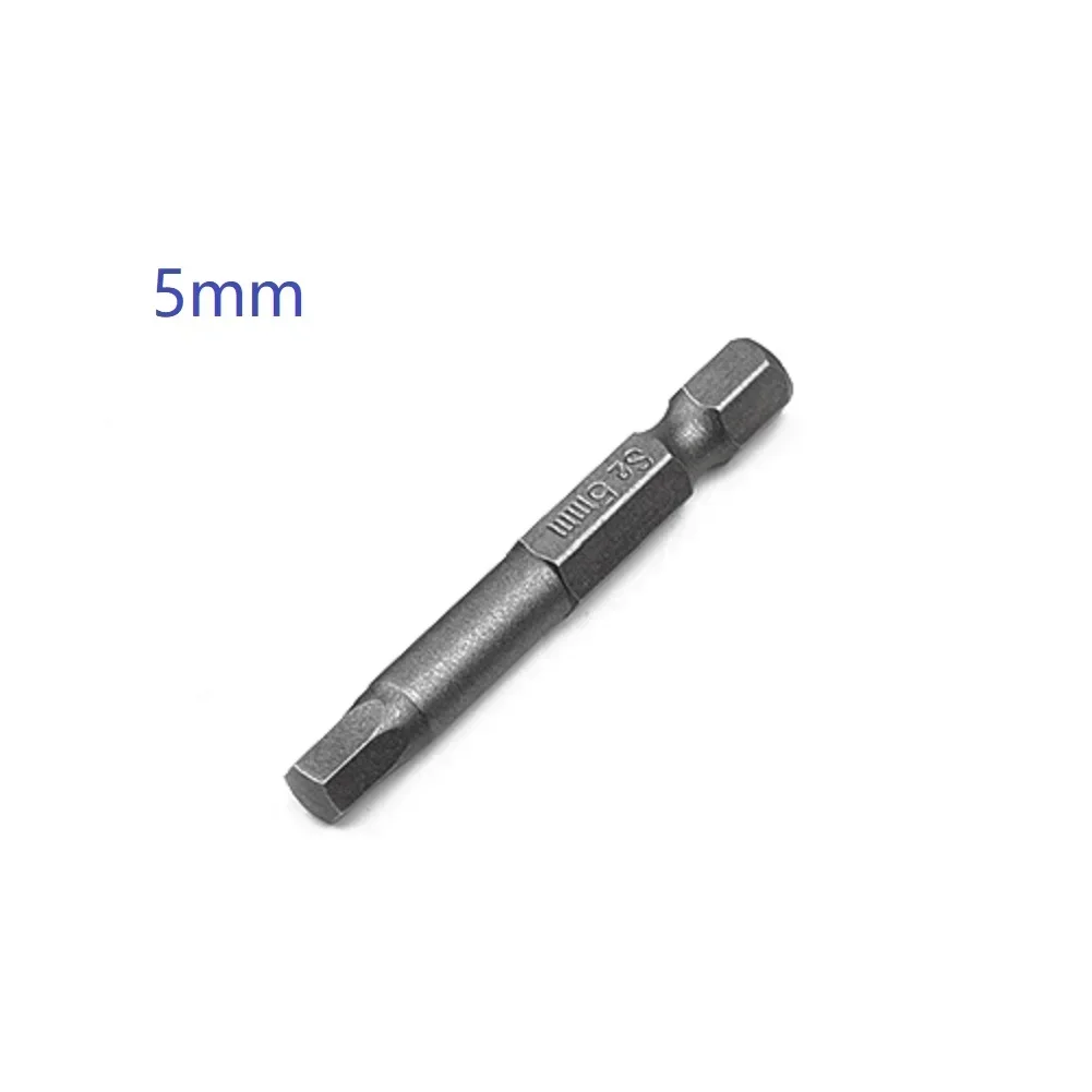 Punta per cacciavite da trapano Vite rapida di potenza 1 pz Cambia esagonale magnetico argento codolo esagonale lunghezza 50 mm 6,35 mm 1 4 pollici