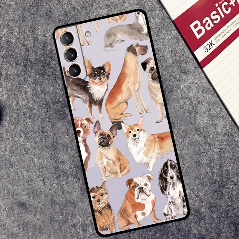 フレンチブルドッグのビーグルパターンカバー,サムスンギャラク - Samsung Galaxy S24 のレビューと価格