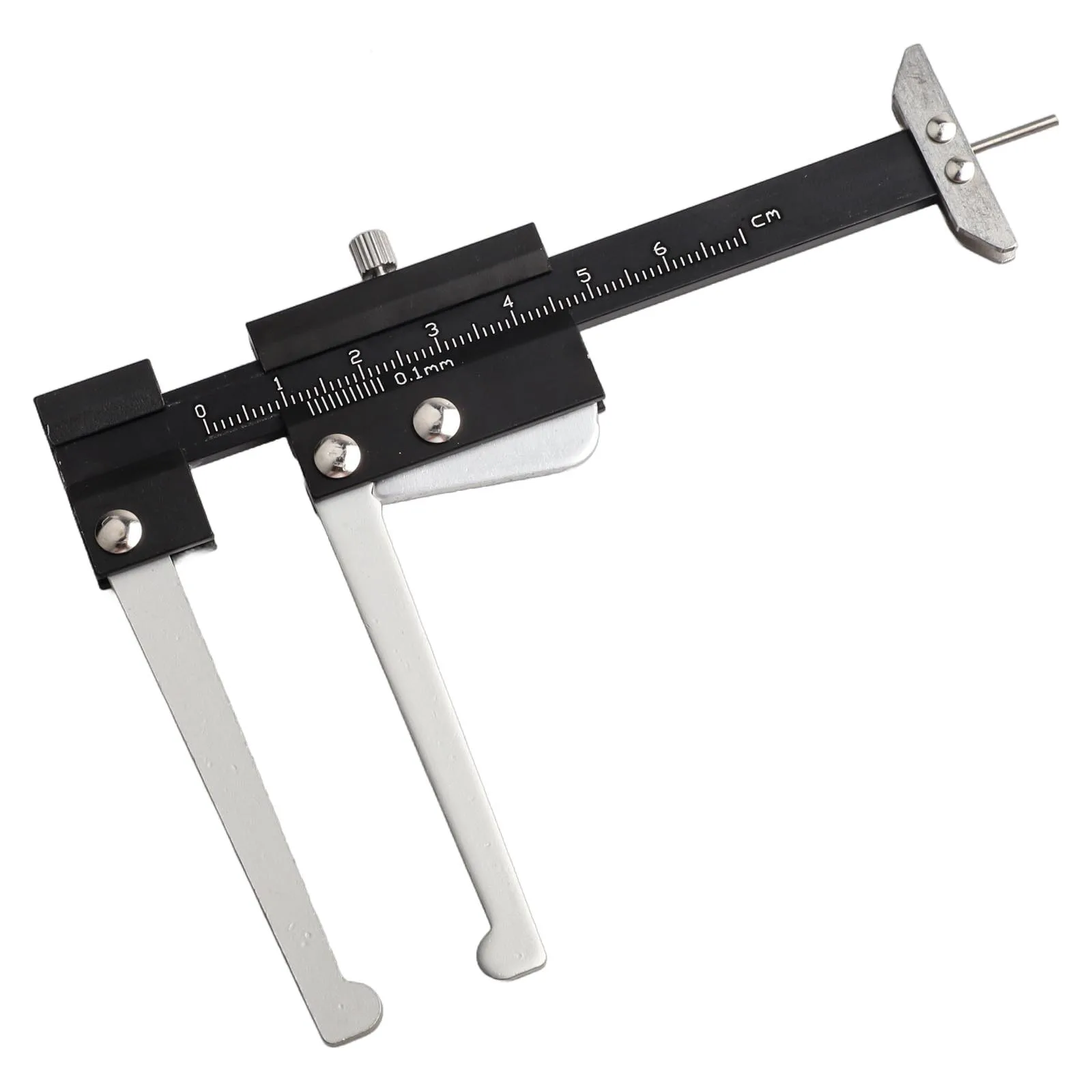 

Инструмент для измерения шин, черный + серебристый цвет, прозрачная шкала, не применимо, универсальное применение, сплав 60 мм, новинка