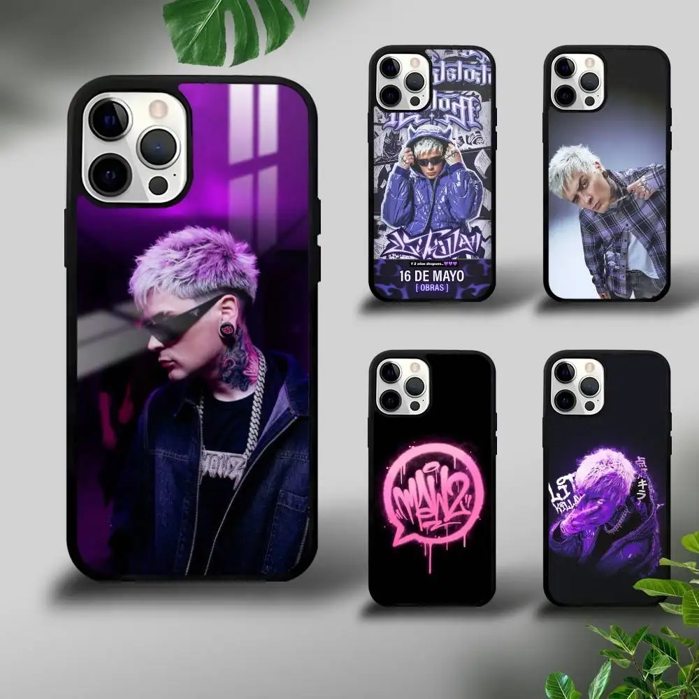 

Singer Lit K-killah KUSTOM Phone Case For IPhone 16 15 14 13 12 11 Pro Max Plus Mini Plus Hard Mirror Surface Protect Funda