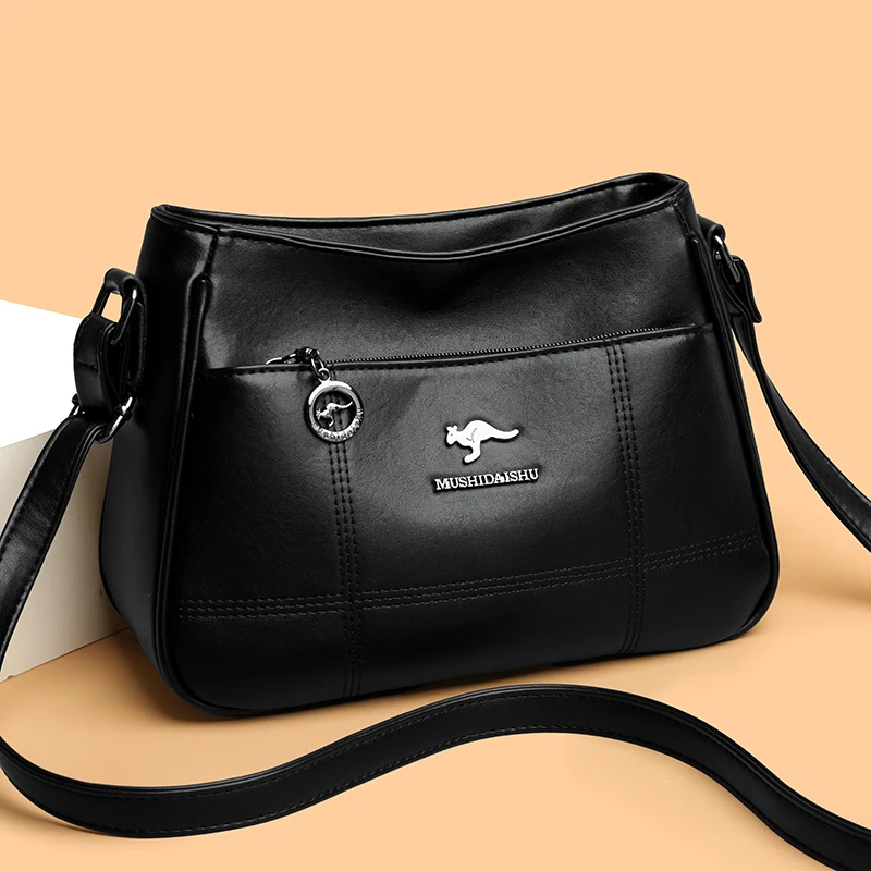 2026 New Mom Casual Crossbody Bag Large Capacity Single Shoulder Bag Women Fashion Simple Leisure Match All Women Bags