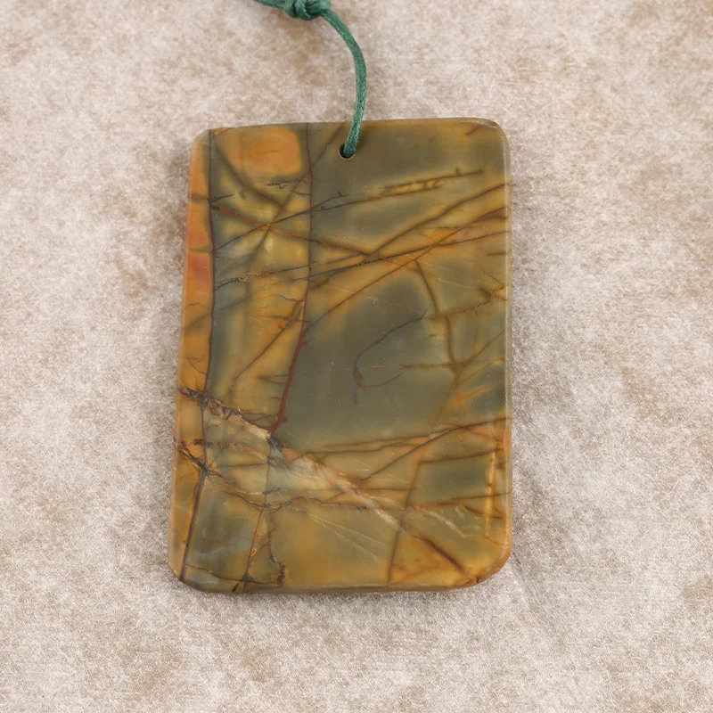 B&F Handmade Multi-Color Picasso Jasper Pendants, Genuine Natural stones beads, Unique Stones for jewelry & DIY Earring Beads