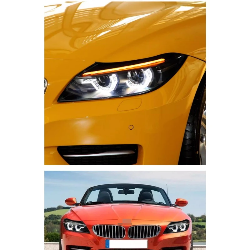 

For 2009-2016 BMW z4 E89 retrofit headlight assembly Xiushan model old change new z4 E89 headlight car accessories