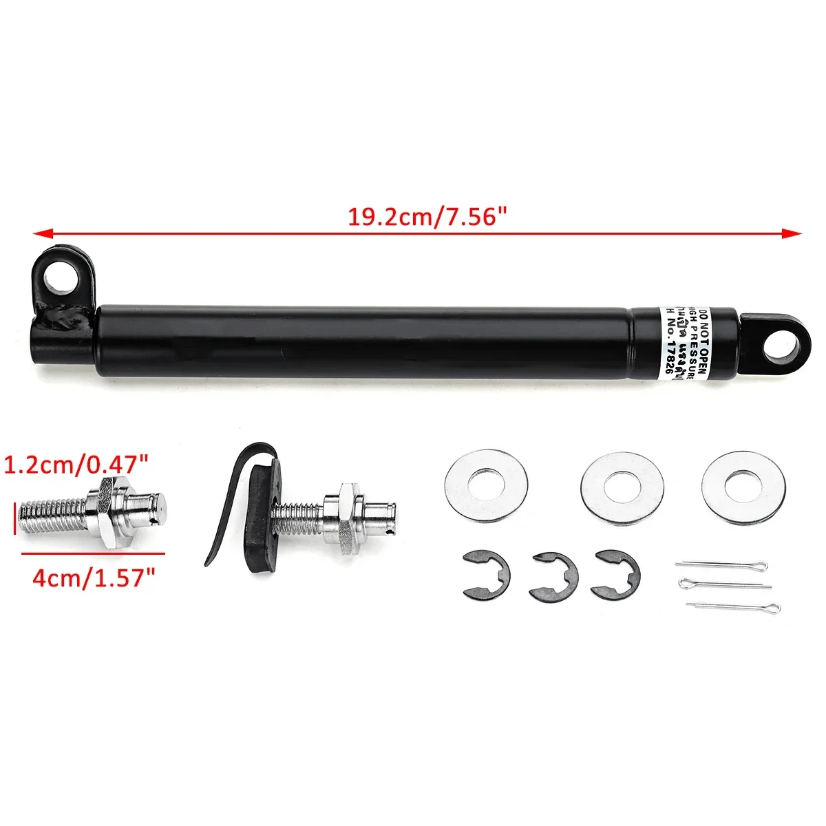 For Mitsubishi Triton L200 MQ 2005-2019 Rear Liftgate Tailgate Aluminium Shock Gas Strut Slow Down Damper Car Accessories