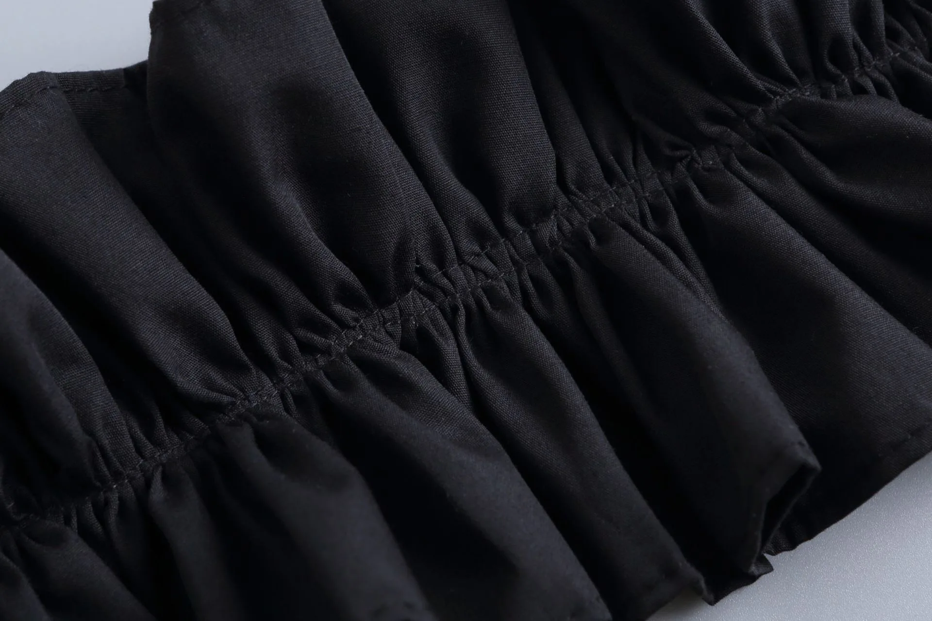 Women's Solid Colour Black White Vertical Cotton Fake Collar Ruffled Neck Collar Fashion Lace False Collar Four Seasons