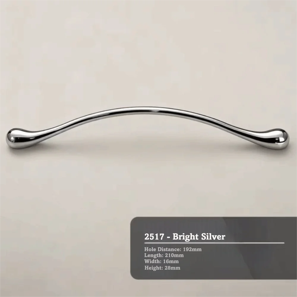 Solid Retro Cabinet Handles Zinc Alloy French Style Wardrobe Handles Gold/Silver Drawer Knobs