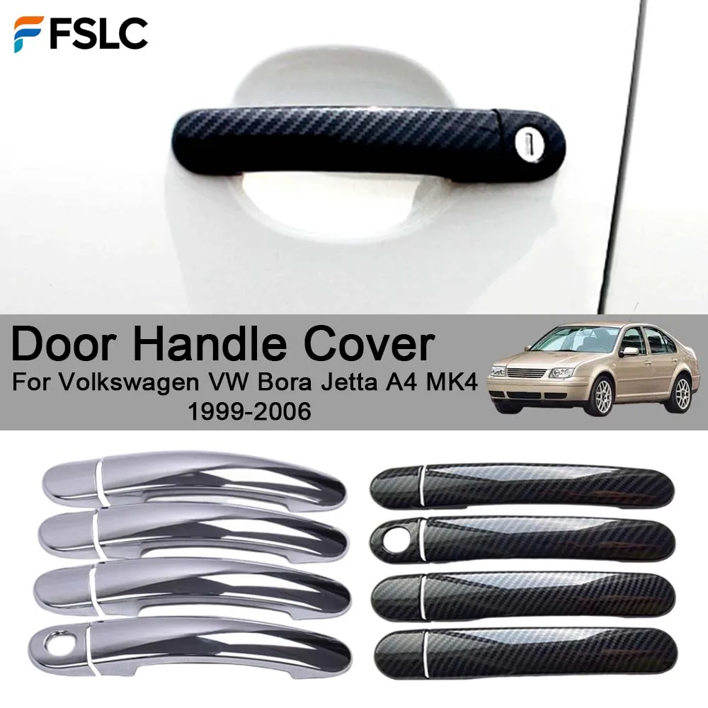 

Cars Accessories Door Handle Cover For Volkswagen VW Bora Jetta A4 MK4 1999-2006 Car Decoration Styling Upgrade Modify A Car