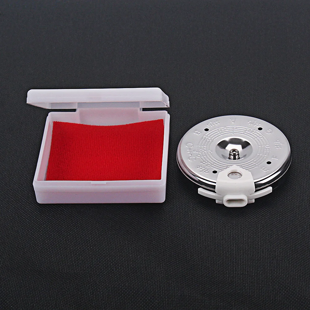 

Pitch Pipe Tuner B702 13 Tone C Key For Guitar Violin Bass With White Case Silver Music Instrument Accessory
