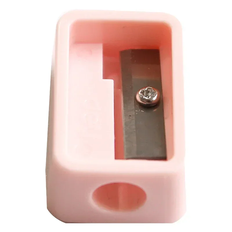 Plastic Cute Pencil Mini Sharpeners Candy Color Standard Pencil Cutting Machine Kawaii Student School Office Stationery