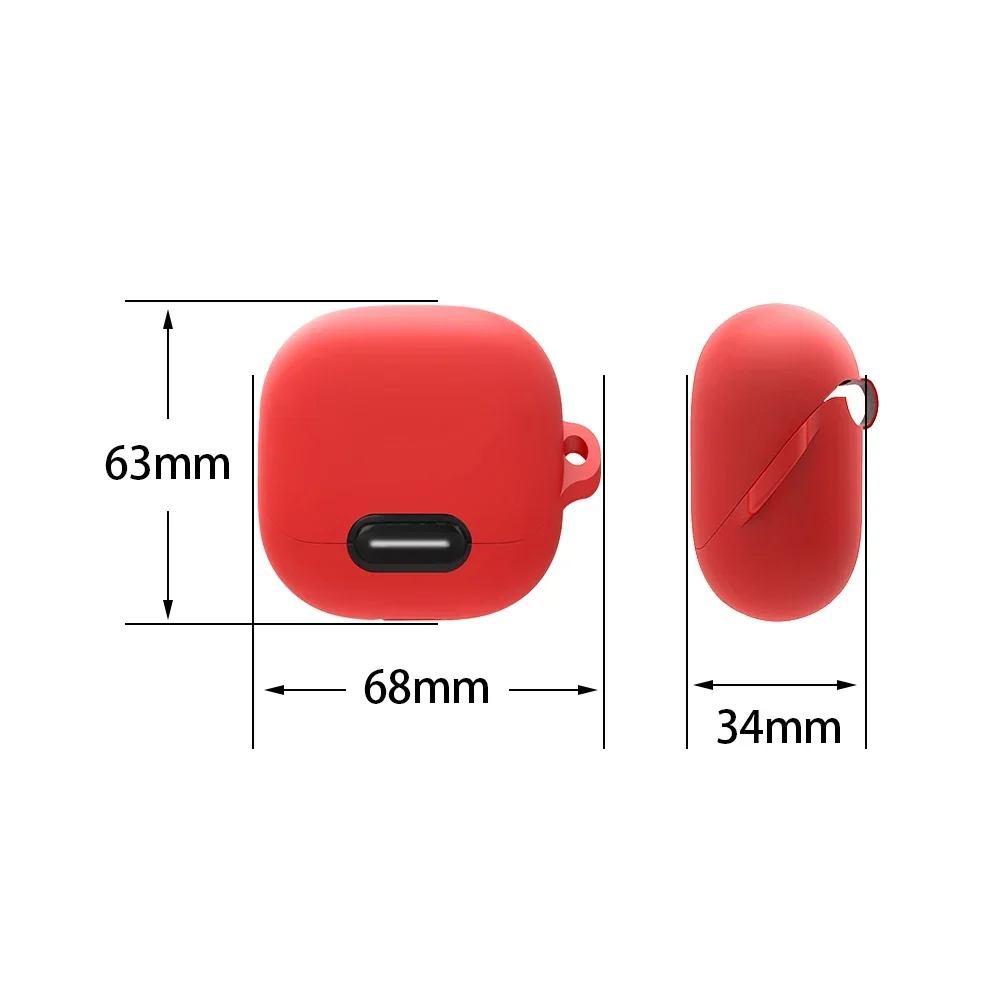 For Anker Soundcore liberty 4 NC Case Solid Color Silicone Shockproof Bluetooth Earphone Cover liberty 4nc hearphone box fundas