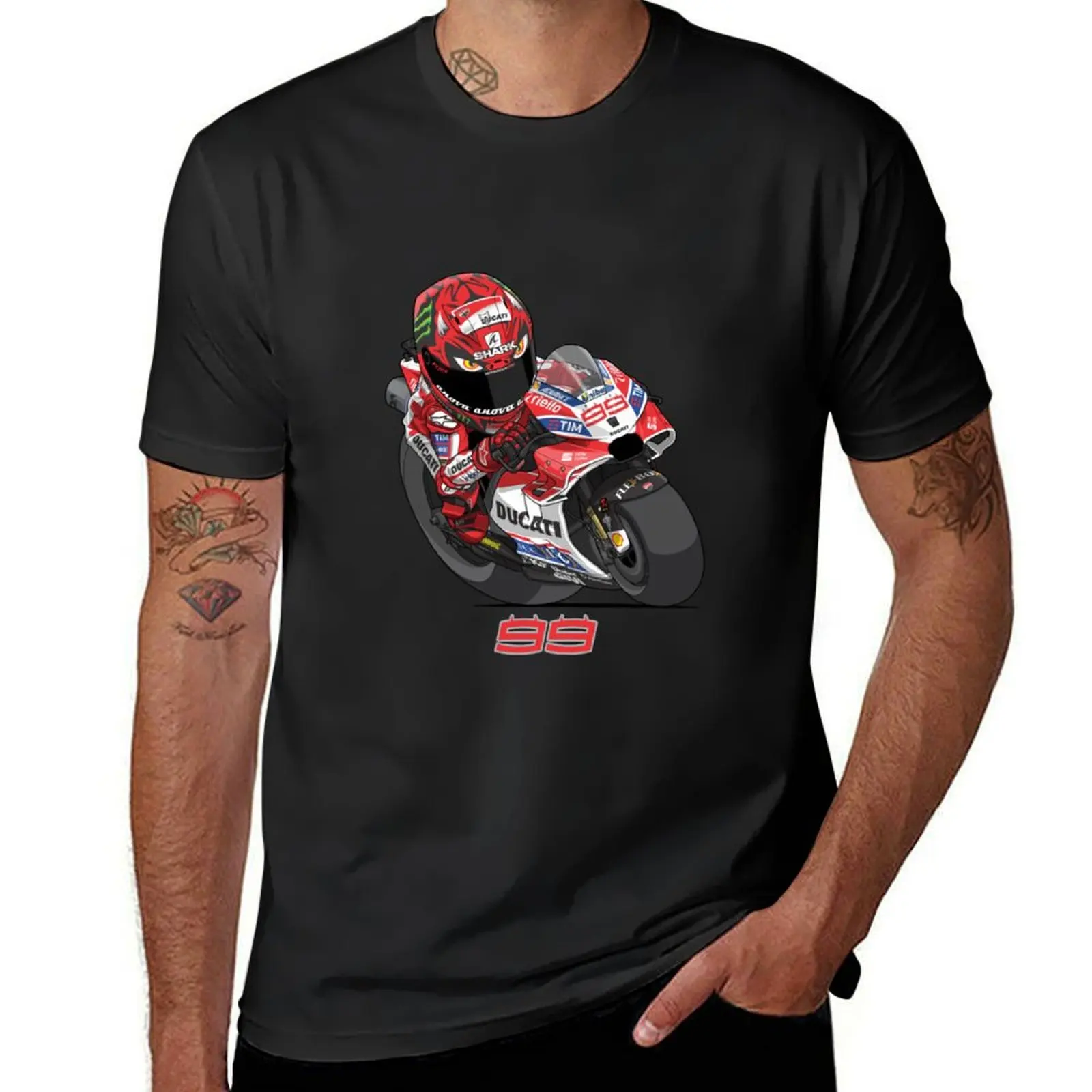 

JORGE LORENZO - 2017 T-Shirt vintage sublime oversized for a boy mens graphic t-shirts anime