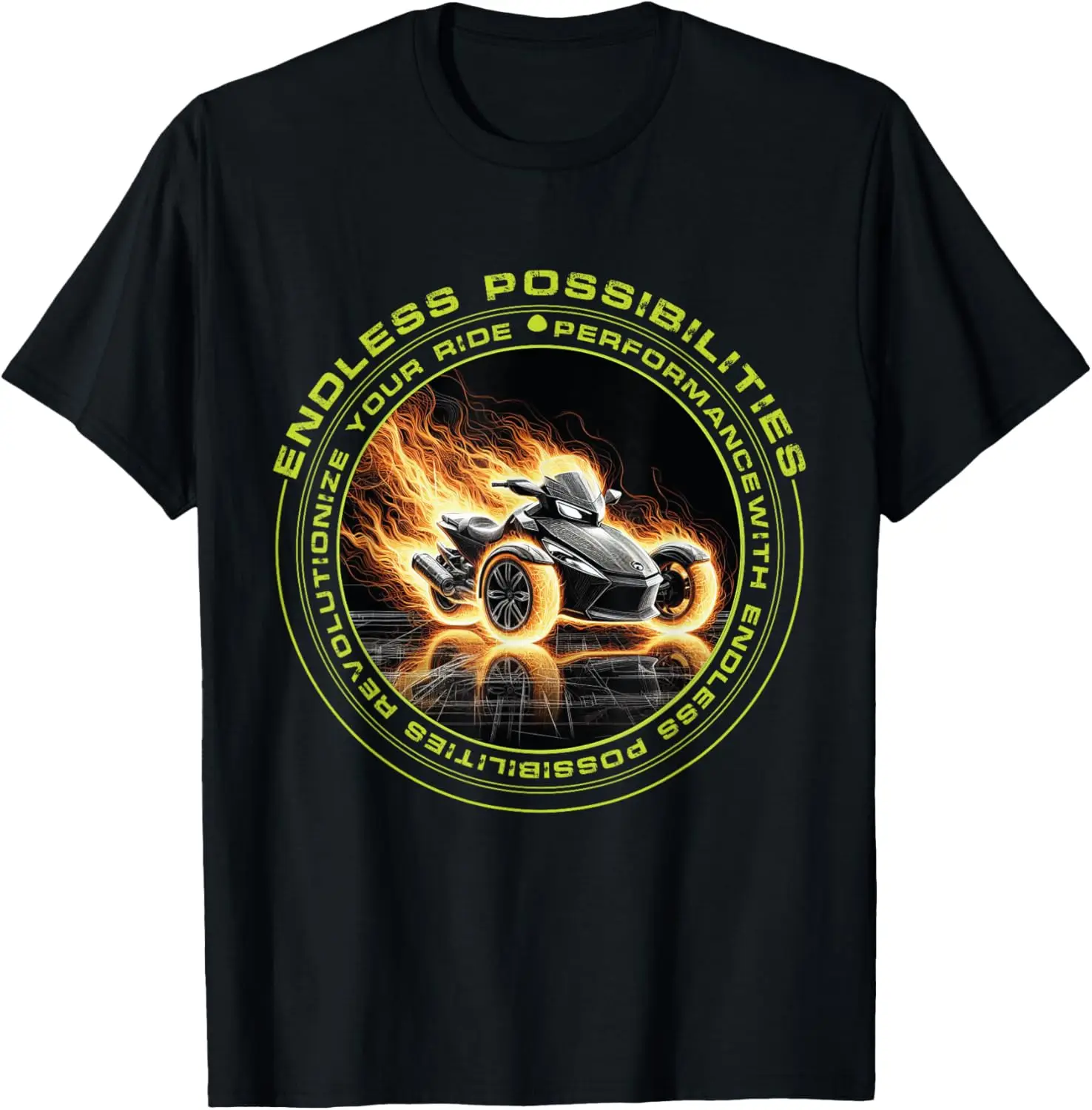 

Can-Am Three Wheels Funny Rider T-Shirt Motorcycle