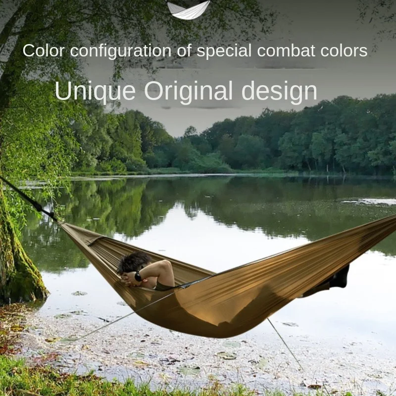 K-star Outdoor Summer Anti Mosquito Hammock For Home Camping Anti Rollover Double Person Hanging Chair For Outdoor Camping 2024