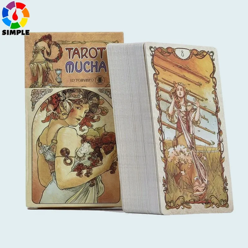 

Карты Таро Mucha, колода для настольной игры