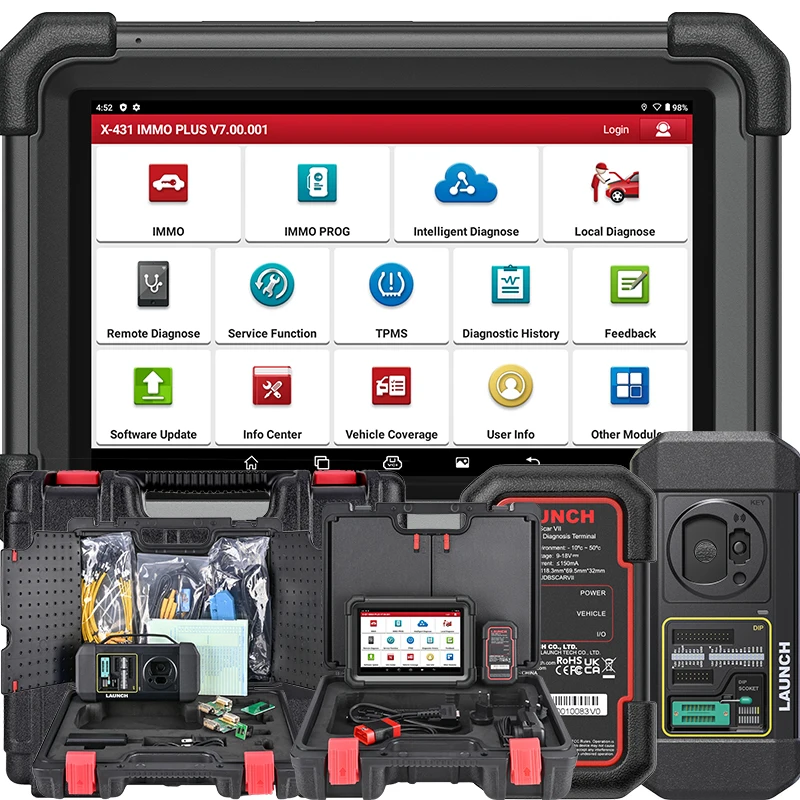 Launch X431 IMMO Plus Autoschlüssel-Programmiergerät Programmierwerkzeug Kfz-Diagnosescanner Auto-Diagnose Wegfahrsperre