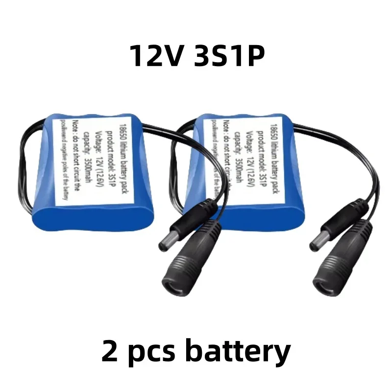 12V 3S1P 18650 Lithium Battery High Capacity For Projector Speaker Monitoring Device Replacement