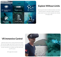 Fifish V-EVO Diving Underwater Robot Drone with 4K UHD Camera 360 Roll 100m Cable Submarine Rc Fishing Finder Underwater Rov