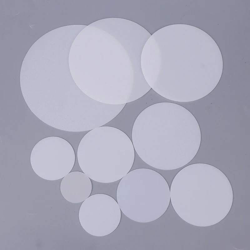 2pcs Frosted Acrylic 35mm 46mm 50mm 60mm 65mm 70mm Round Flat Semitransparent Lampshade For LED Lamp Down Light Flashlight