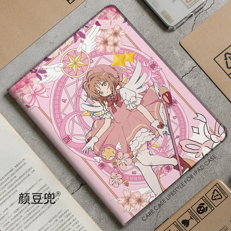 

SAKURA Card Captor Anime para For iPad Air 4 5 6 Mini 4 5 6 Case Luxury Silicone For Pro 13 12.9 11 10.5 inch For iPad 10 Air 13