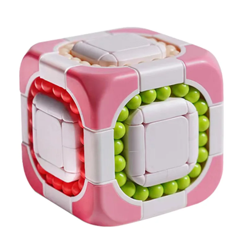 

3x3x3 Magic Cube Rotating Magic Beans Kids Adults Decompression Stress Relief Toy Magic Disk Toys Educational Puzzle Game