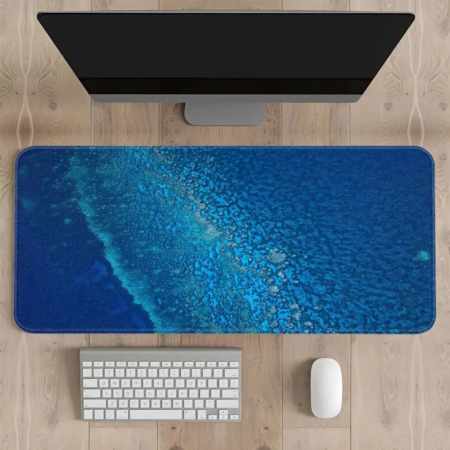 

Blue Lagoon Mouse Pad Computer Laptop Pad Game Console Pad Keyboard Mouse Pad office Pad Desk accessories Waterproof