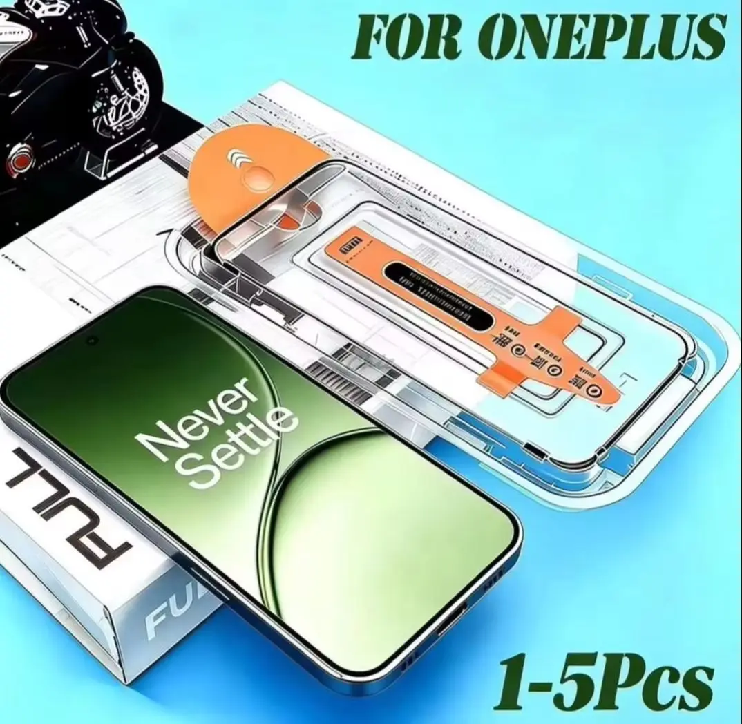 1-5 Pezzi Pellicola Protettiva in Vetro Senza Polvere per OnePlus 15 13s 13 15R 15T 13T 13R 12 11 10 Pro Nord CE6 CE5 6 5 4 Facile da Installare