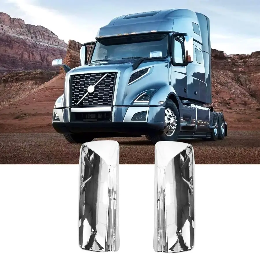 

Door Mirror Covers Pair Set Compatible for Volvo VNL VNM Trucks 20042017, Left Driver and Right Passenger Side for Volvo Mirror