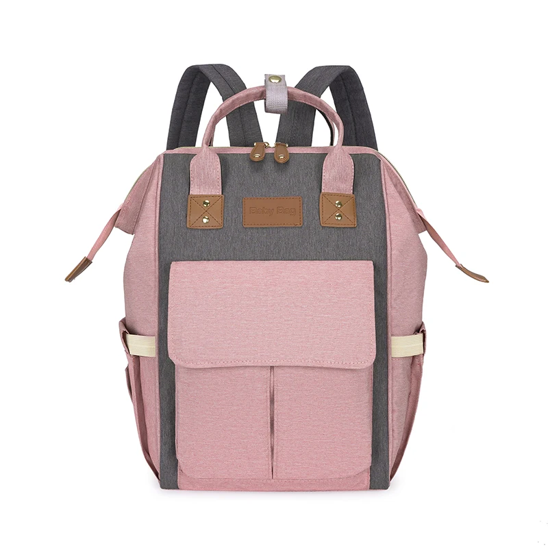 

Большая многофункциональная сумка-рюкзак для малыша, многоцветная, с изоляцией для бутылочек и отделением для сухих вещей, с плечевым ремнем.