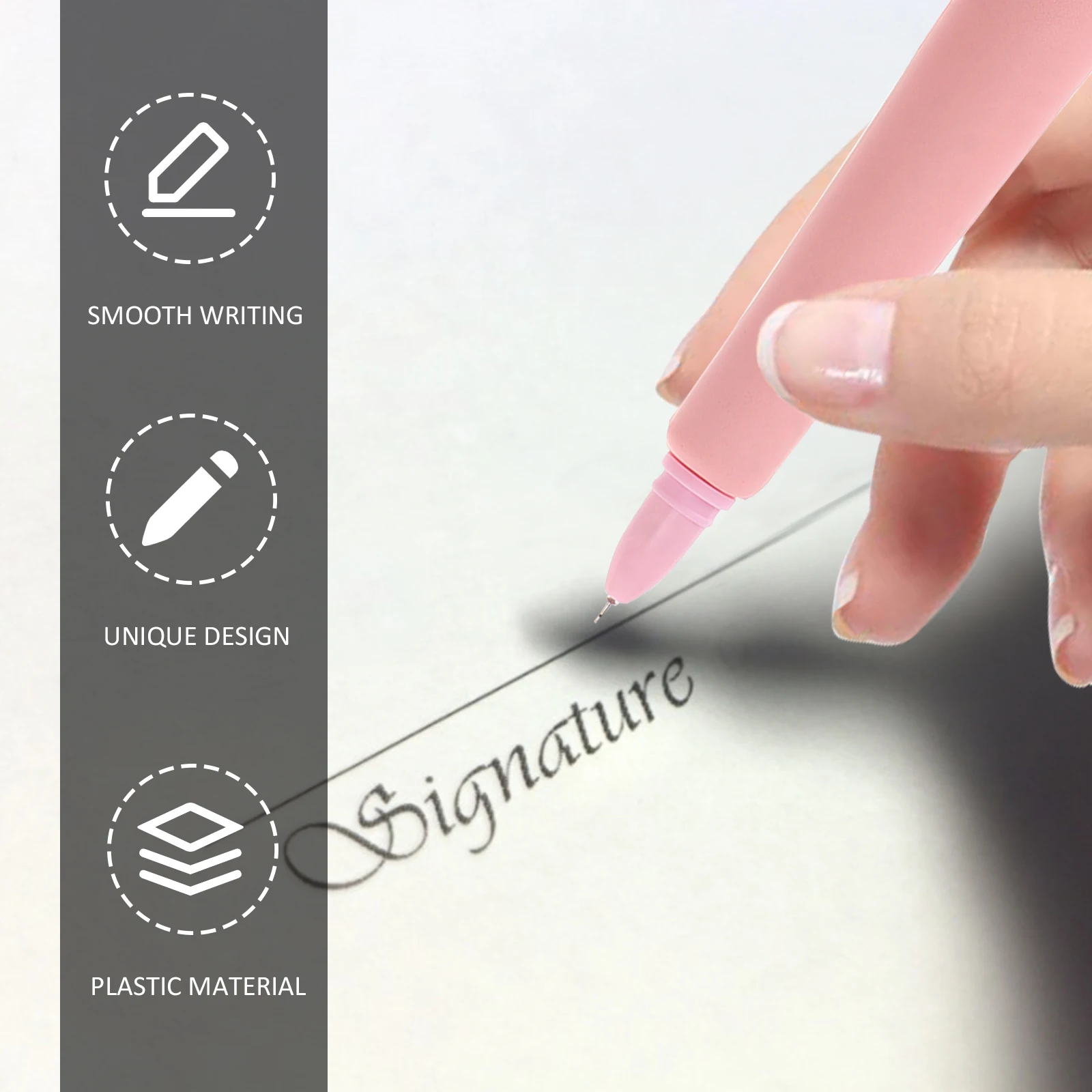 

4Pcs Gel Ink Stress Relief Pens Cartoon Cat Paw Decompression School Student Stationery Writing Squeeze Pens