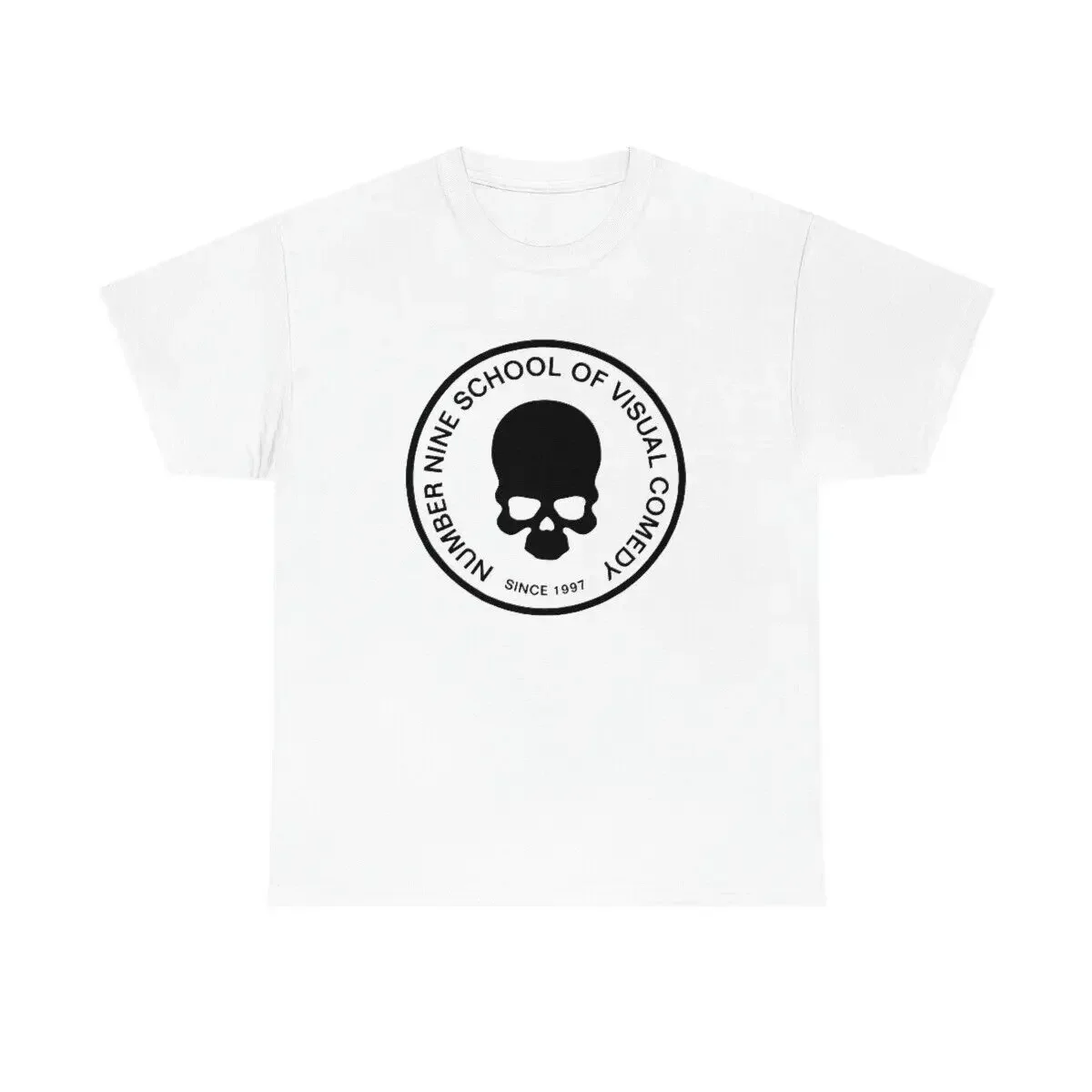 School Of Visual Comedy Number Nine Heavy Cotton Tee Shirt