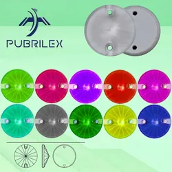 Wholesale Rivoli New K9 Neon Strass Edges with chamfers Glass Crystal Sewing Stones Flatback Sew on Rhinestones For DIY Garment