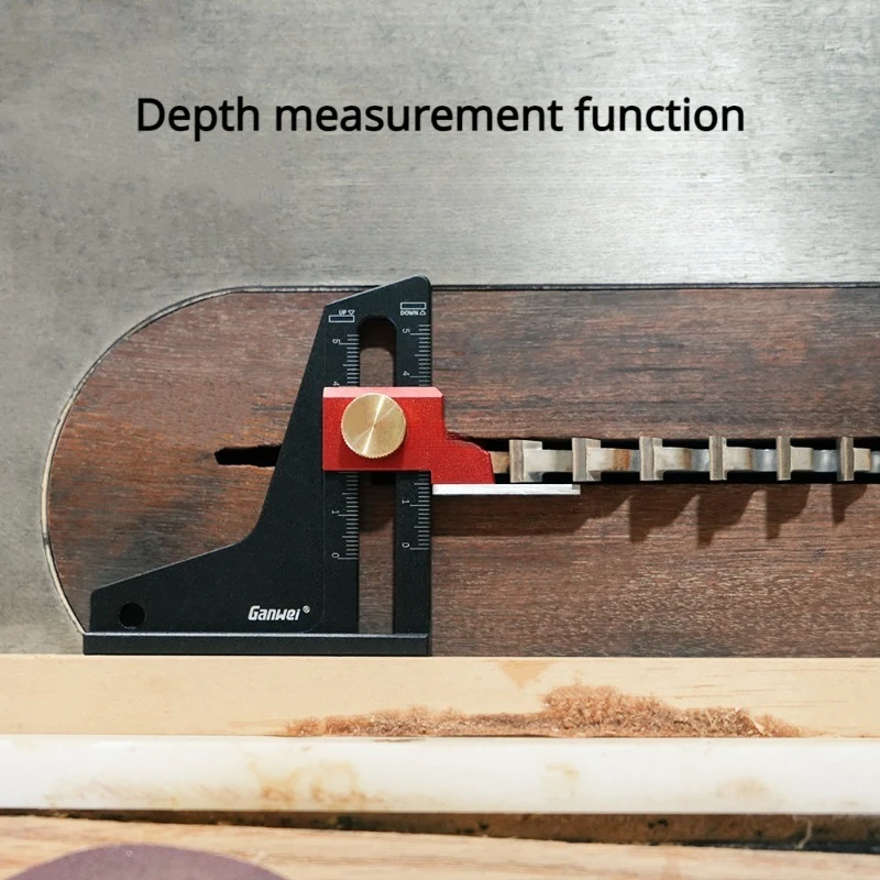 New Height Gauge, Depth Measurement Tools for Saw Table and Ruler Trimming Machine Adjustment,Height Gauge Measuring Instrument