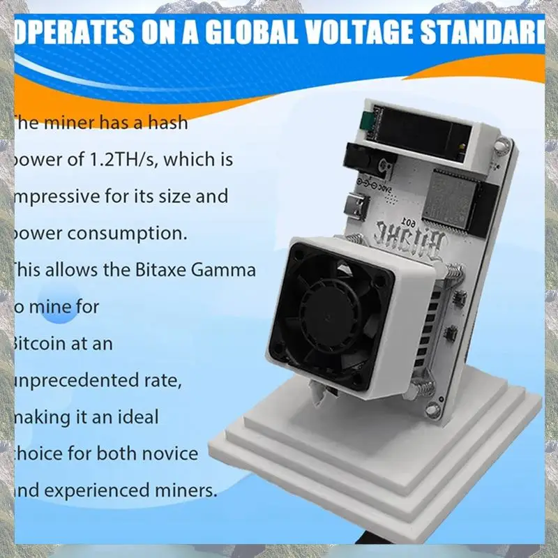 2025 New-Bitaxe Gamma 601 BTC 1.2TH/S Solo Miner - معدات تعدين البيتكوين مع طاقة 18 وات، شريحة BM1370 Asic، قابس أمريكي #6