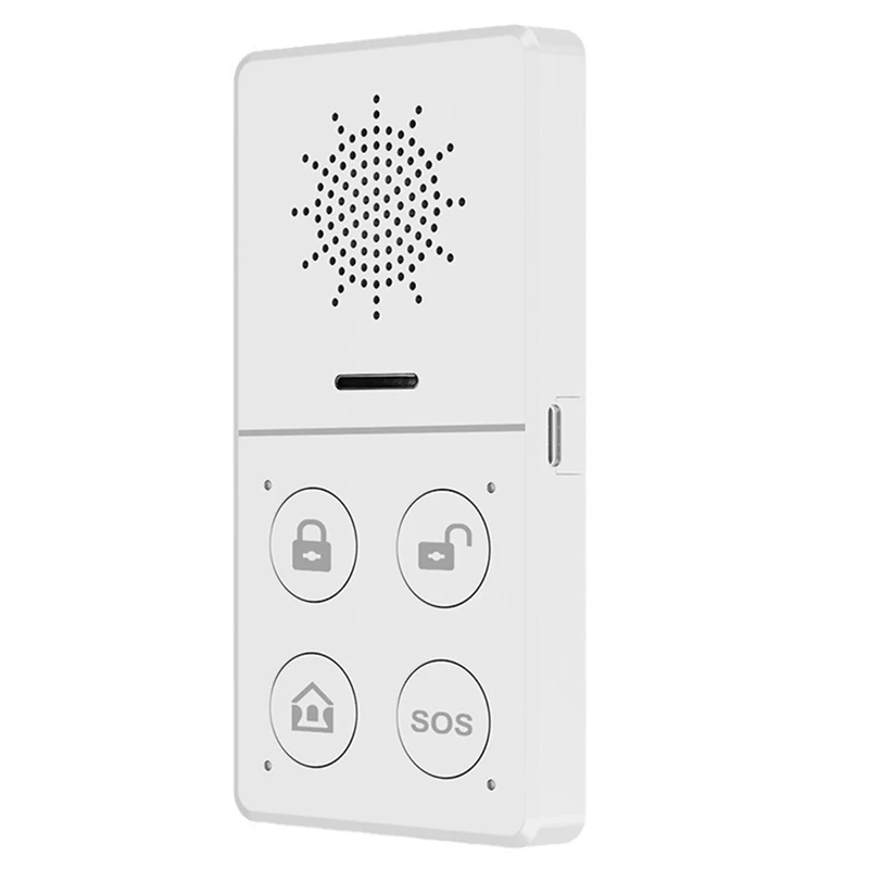 Tuya wifi sistema de alarme inteligente 433m alarme de segurança contra roubo host vida inteligente app controle sem fio kit alarme em casa proteção