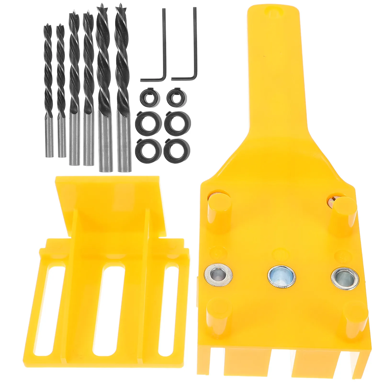 1 Set Woodworking Guide Kit With Dowel Jig For Straight Holes Portable Bit Tool Accessories Dowelling Kit Woodworking Drill