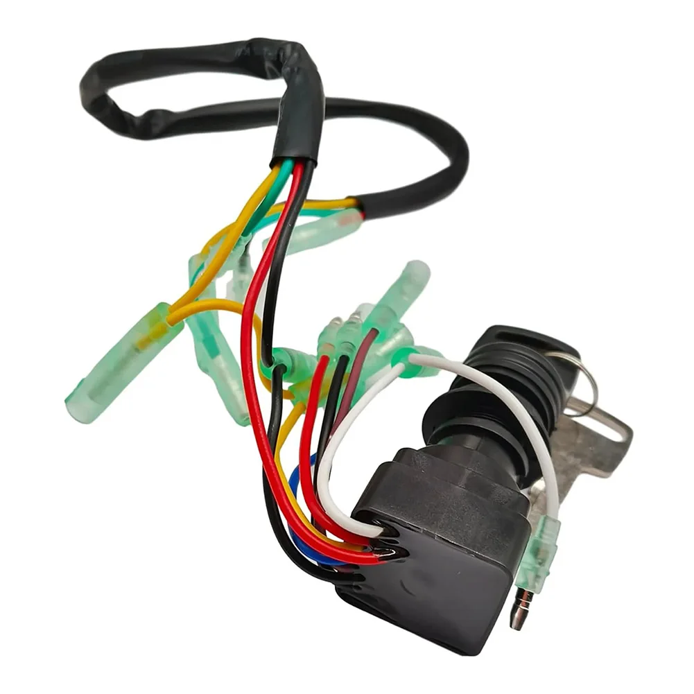 Ignition Main Key Switch Set For Outboard Motors Designed To Meet OE 703-82510-43-00 Electrical Load And Duty Cycle