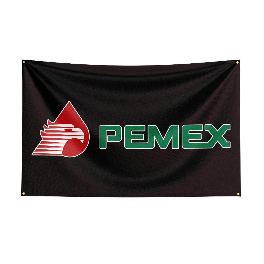 P-P-E-M-E-X Fuel Flag For Oil Station Garage Tuning Workshop studio fan collection home ornament