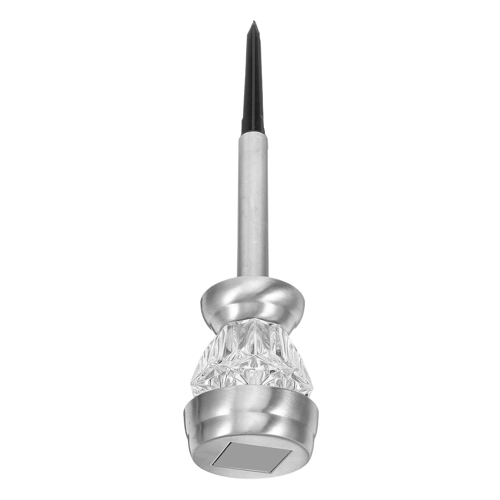 

1Set Solar Diamond Garden Lights LED Waterproof Outdoor Lawn Lamps Durable Stainless Steel Festive Accent Warm Light Gift