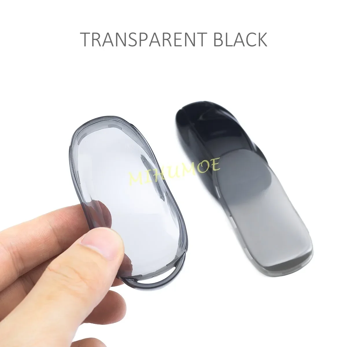 Black Transparent Car Key Fob Case Cover Protector For Tesla Model S 3 Y 2012-2024 Accessories