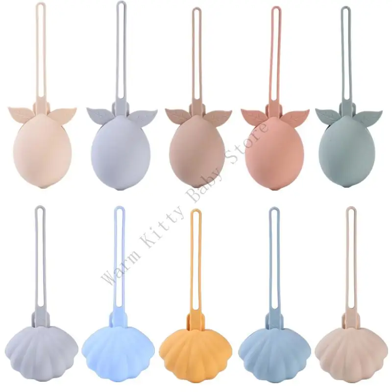 1pc New BPA Silicone Baby Nipple Holder Portable Dustproof Hanging Pacifier Storage Box Newborn Soothers Organiser