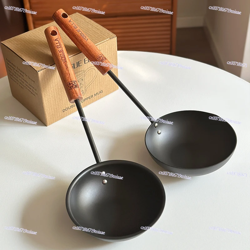 Uncoated Fine Iron Household Small Pan, Special for Hot Oil, Oil-sprayed Oil, Fried Egg, Meat Cake
