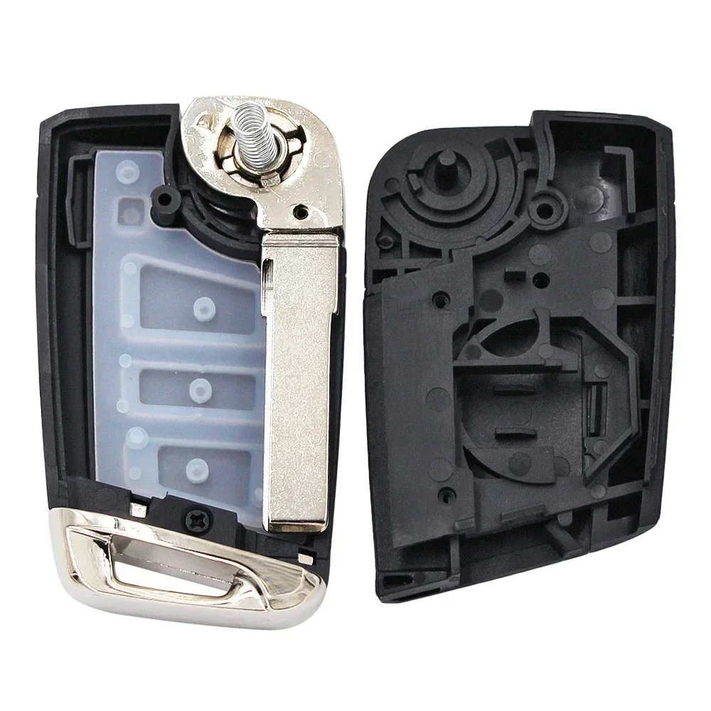 Ecusells الوجه مفتاح بعيد قذيفة الحال بالنسبة ل V-W ل V-olkswagen Tiguan A7 MQB جولف السابع Golf7 جولف MK7 لسكودا اوكتافيا HU66 HAA #6