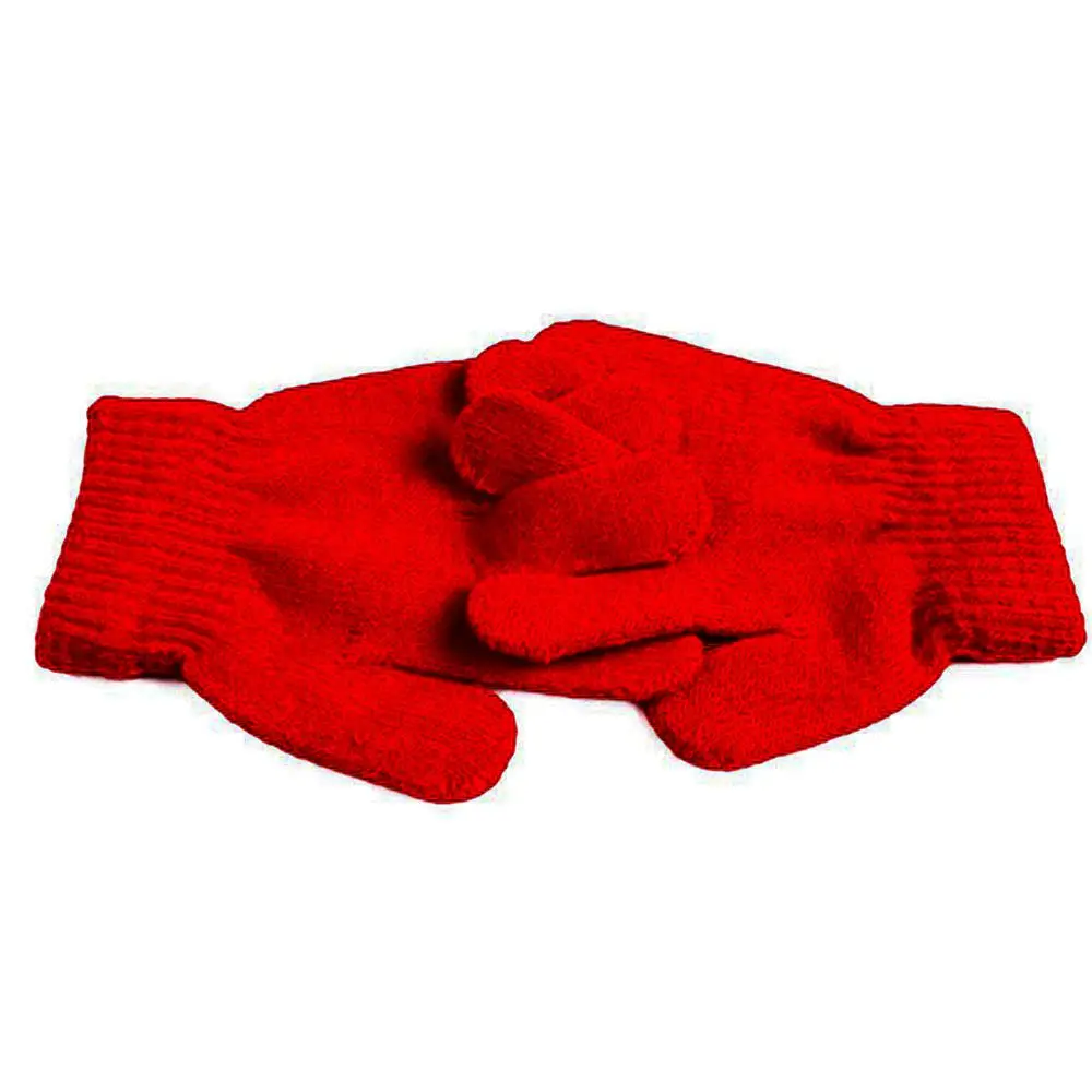 HOT Children Magic Glove Girl Boy Kid Stretchy Knitted Winter Warm Full Finger Gloves Children's Figure Skating Special Gloves