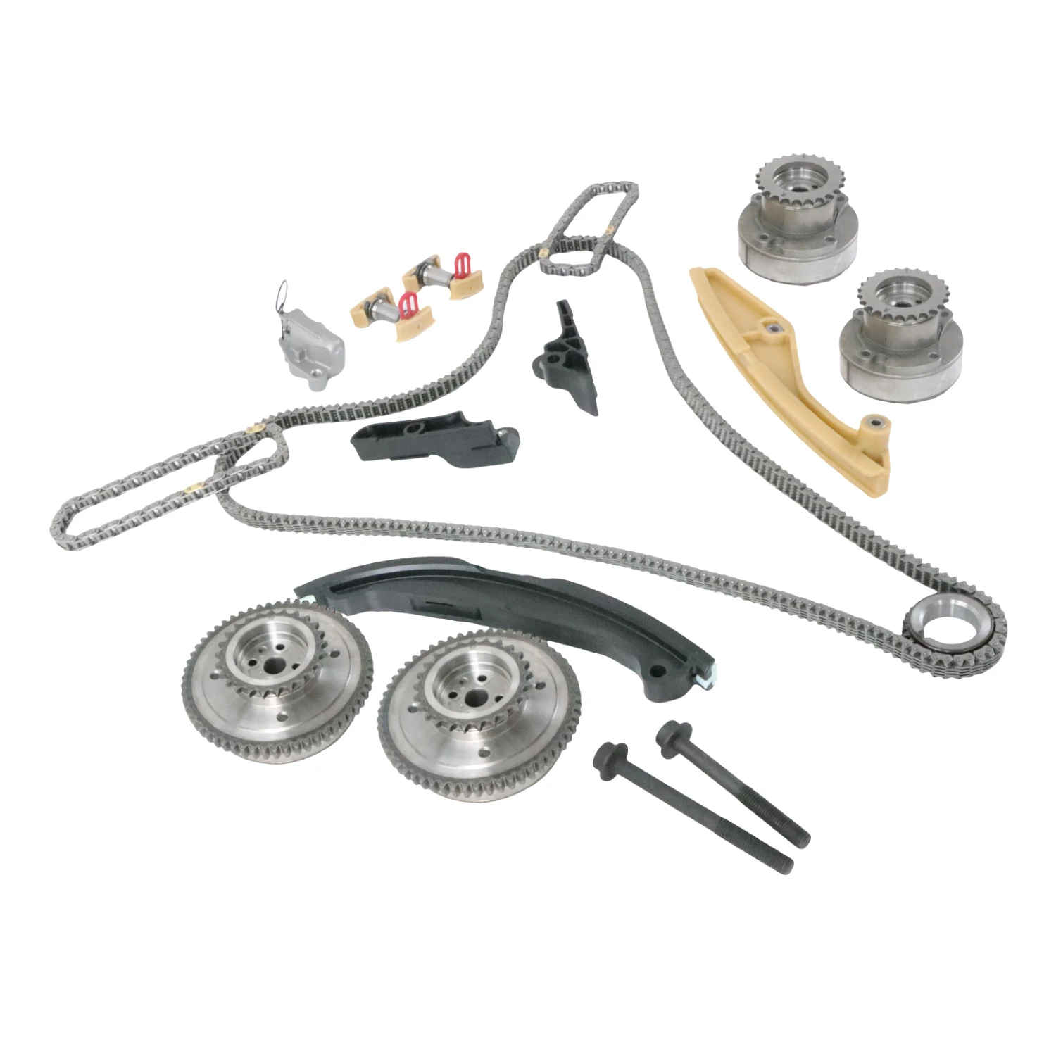 Distributieketting Kit Voor Ford Edge Eplorer F150 Flex Mutang Taurus Transit 3.5 3.7L AT4Z-6306-A AT4Z-6K254-A BL3Z-6268-A Auto Onderdelen