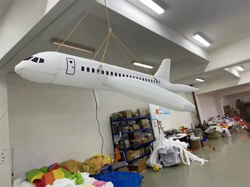 Advertising giant inflatable plane model
