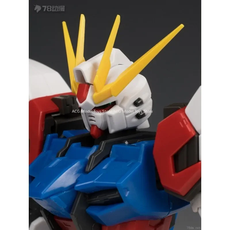 In Voorraad Originele Bandai RG 1/144 Build Strike Gundam Volledige Pakket Anime Action Figure Model Monteren Speelgoed Collectie Gift